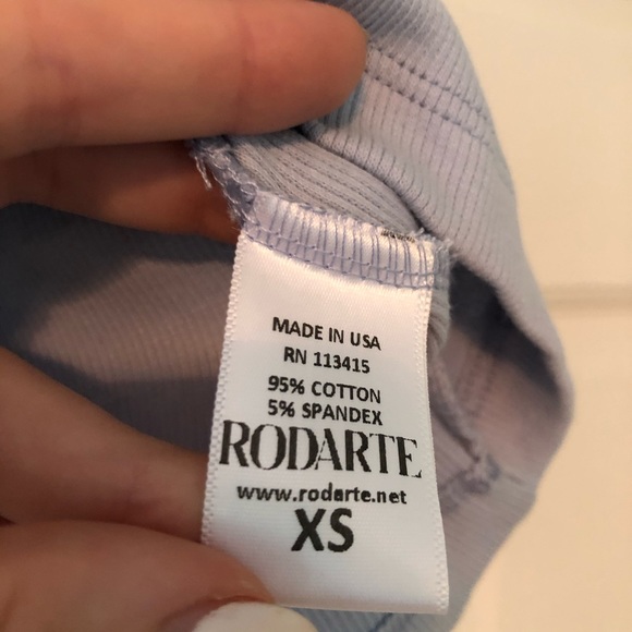 Radarte Cropped Baby Blue Tank NWOT - Picture 5 of 6